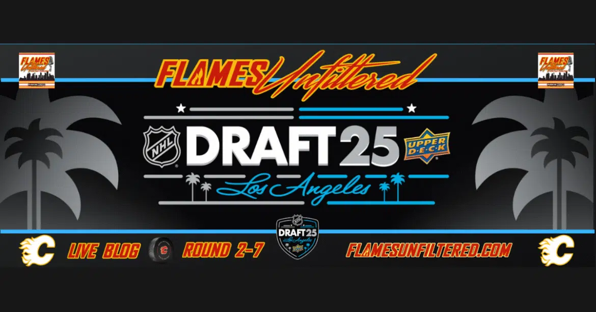 Promotional graphic for the 2025 NHL Draft in San Diego.