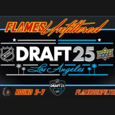 Promotional graphic for the 2025 NHL Draft in San Diego.
