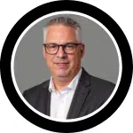 Purple podcast icon with a microphone symbol in the center.